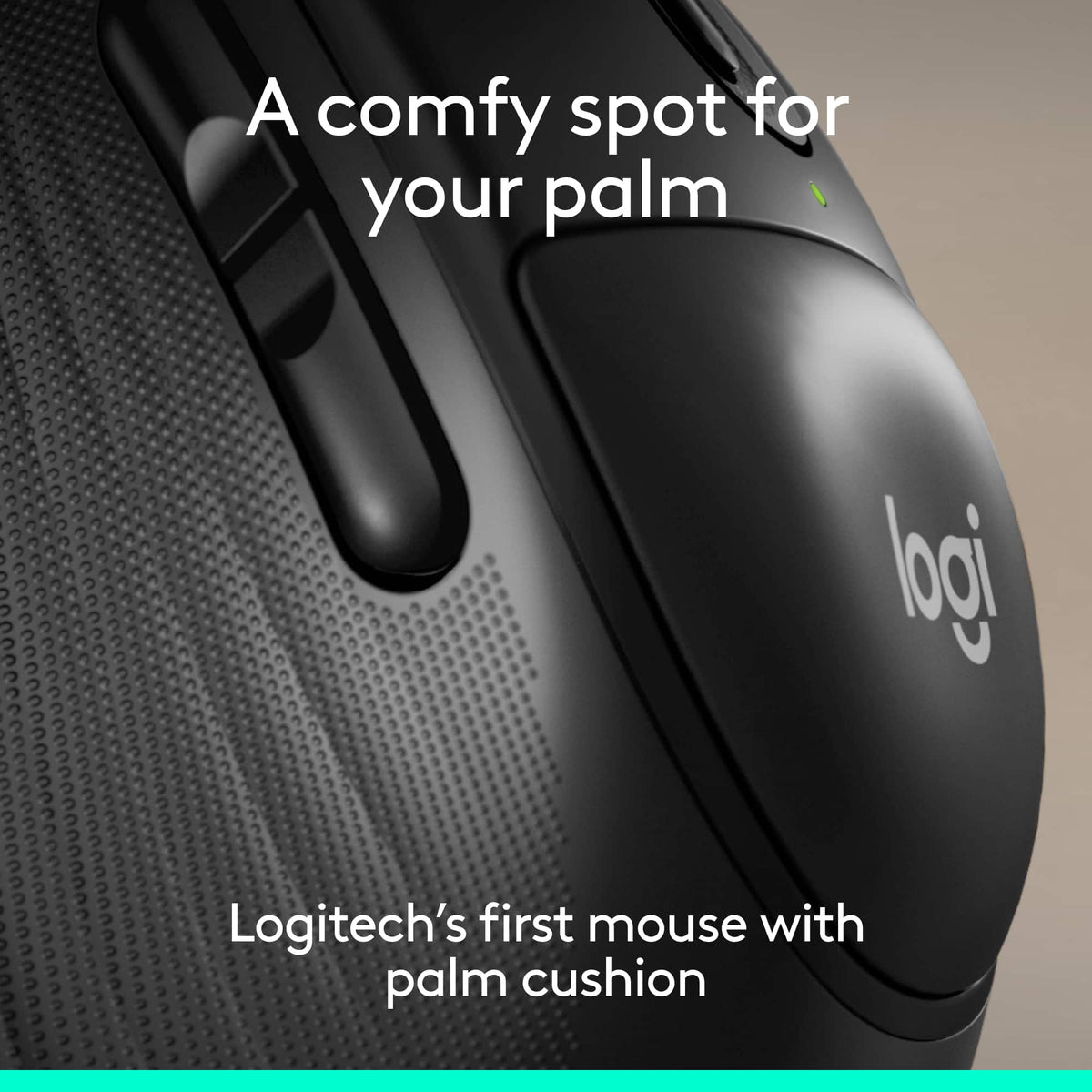 Logitech - Signature Comfort Plus M850 L Wireless Bluetooth Mouse with Silent Clicks and Customizable Buttons - Wireless - Black
