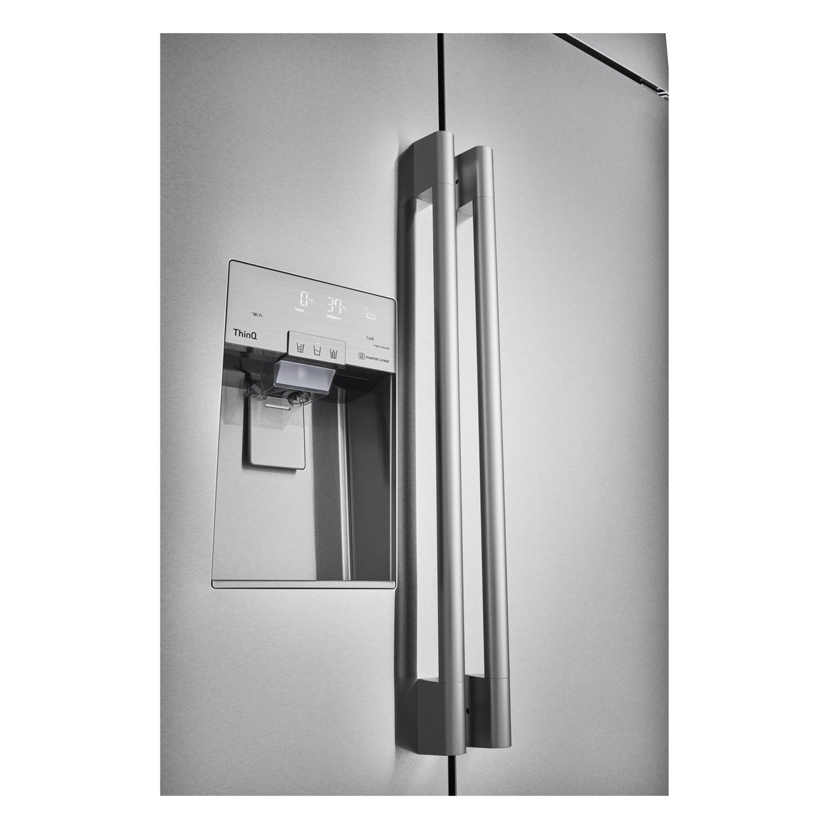 SKS - 42-in Build-In Side-by-Side Refrigerator - Stainless Steel