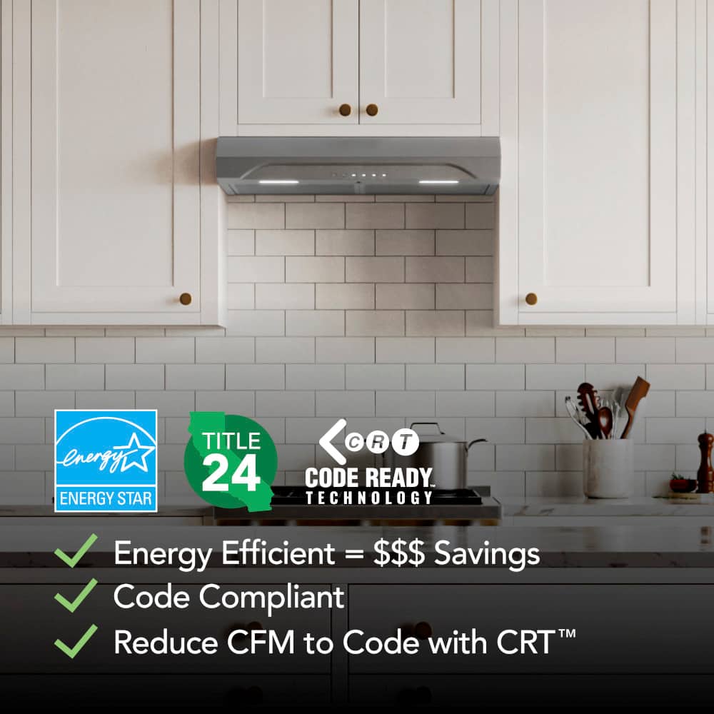 Broan - 30 inches - Convertible - Under cabinet Range Hood - Stainless Steel