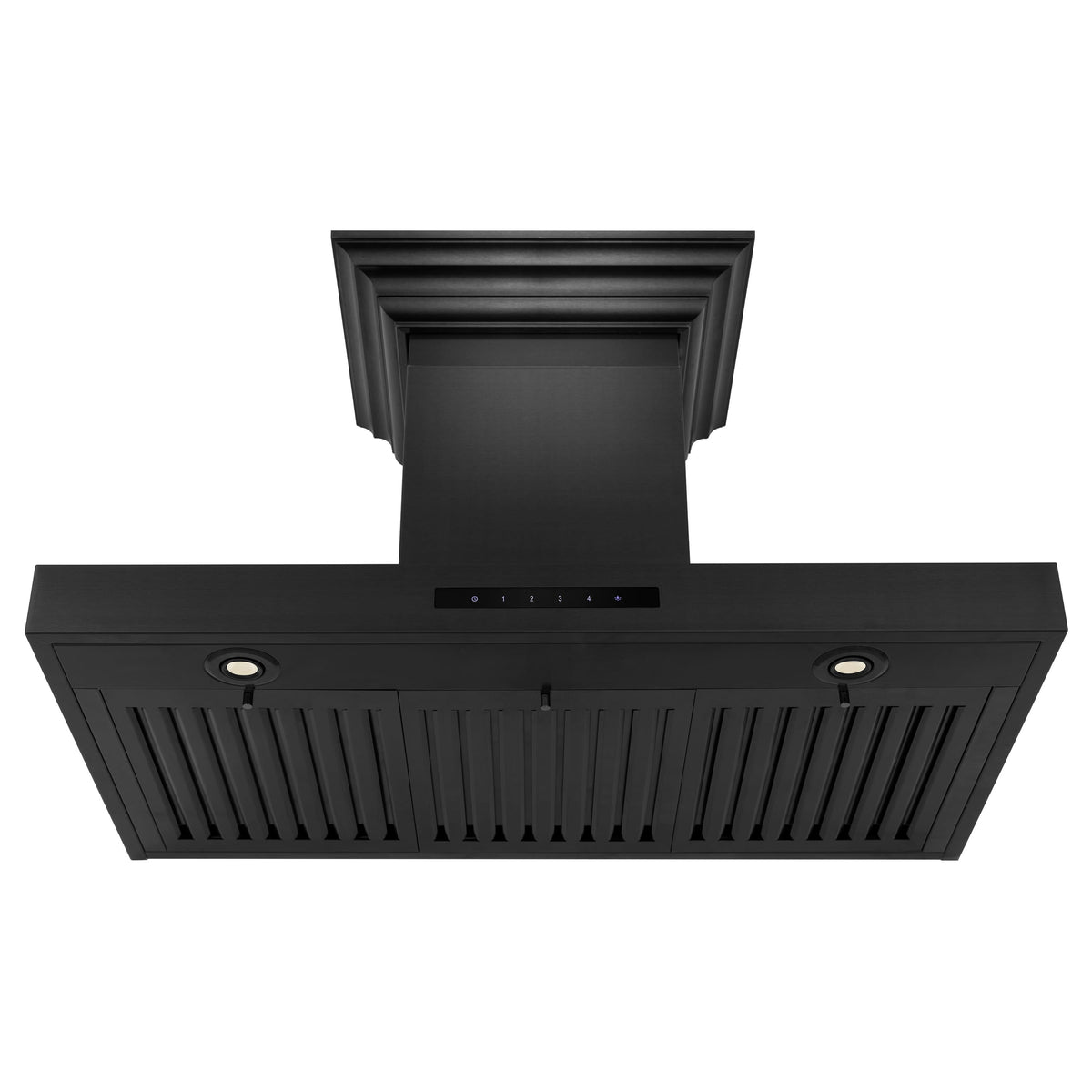 ZLINE - 30 inches - Externally Vented - Wall Range Hood - Black Stainless Steel