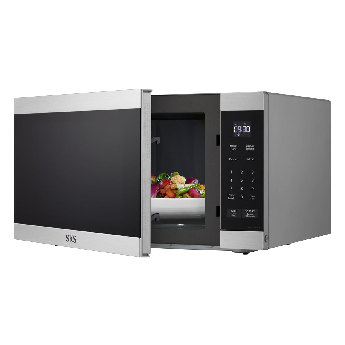SKS - 2.0 cu ft Countertop Microwave - Stainless Steel