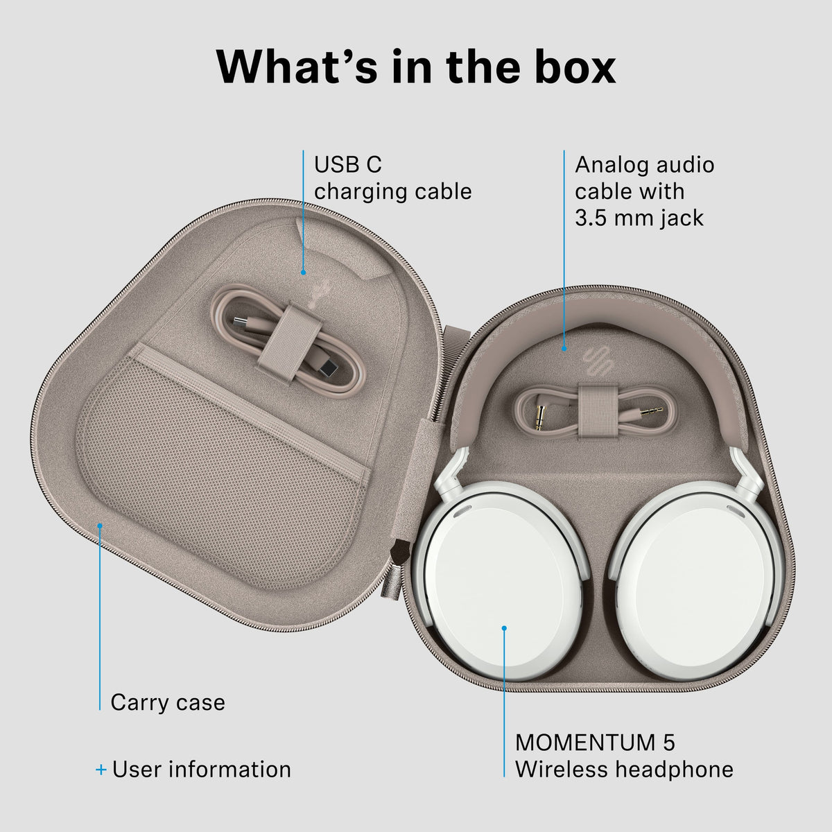 Sennheiser - MOMENTUM 5 Bluetooth Wireless Adaptive Noise-Canceling Over-The-Ear Headphones - Lavender