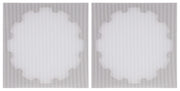 Sonance - XPC-8SQ-NT - Visual Experience Extreme 8" Large Trimless Square Adapter with Grille (2-Pack) - Paintable White