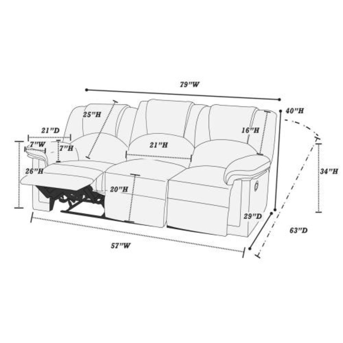 Juego de sala moderno, respaldo con cojín y reposabrazos con almohada