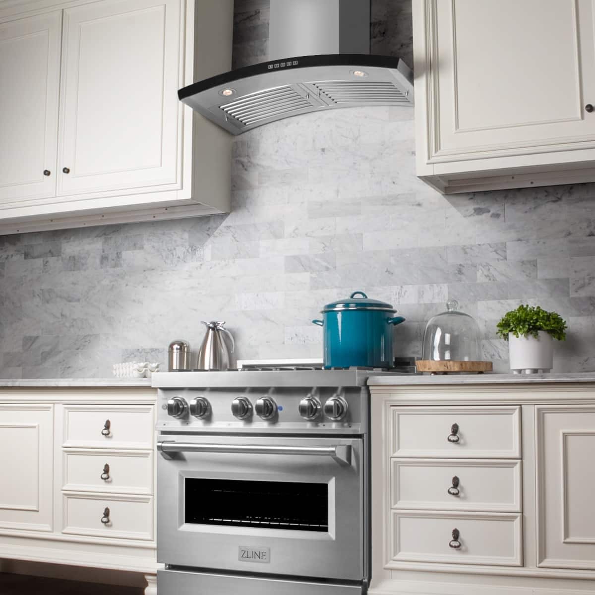 ZLINE - 30 inches - Externally Vented - Wall Range Hood - Stainless Steel