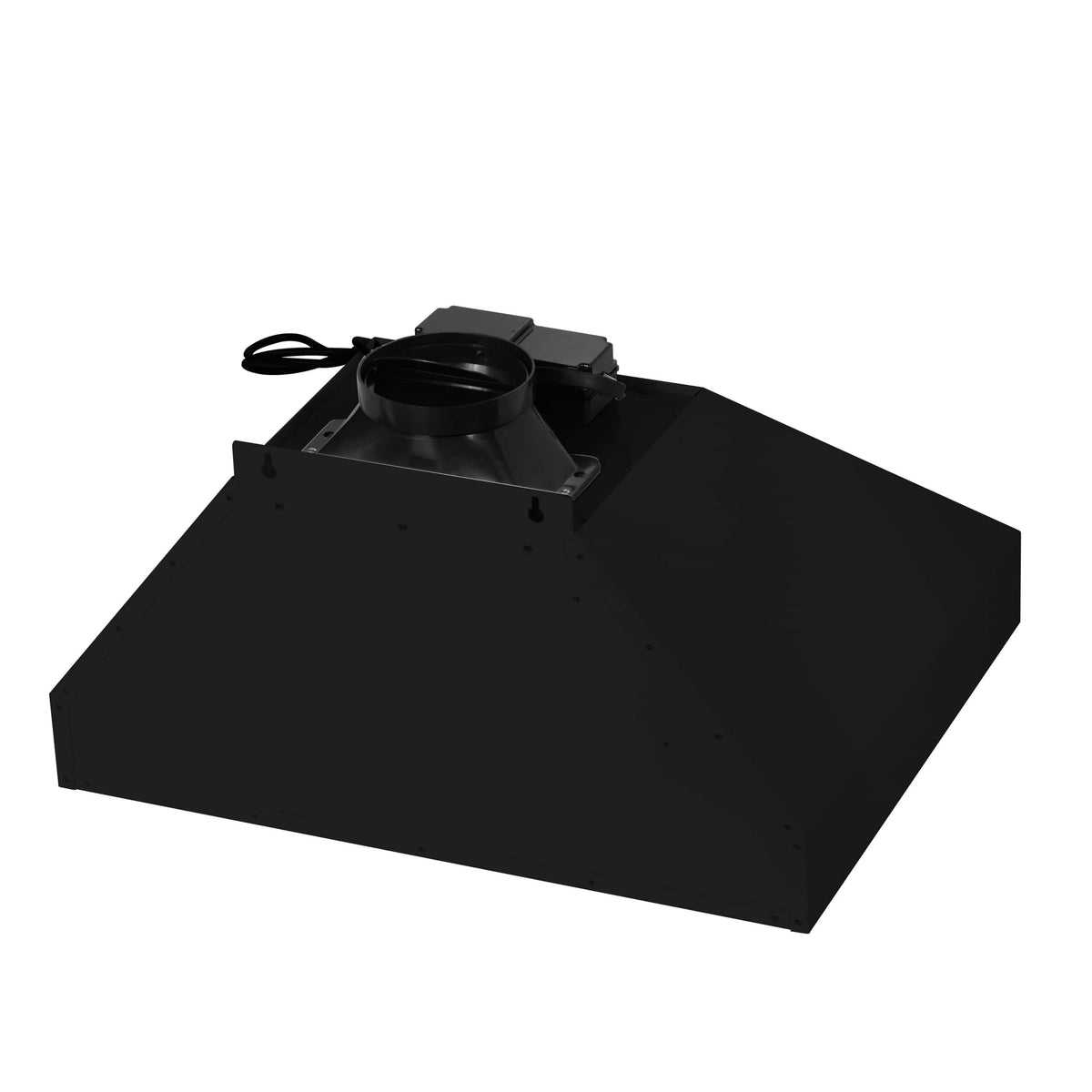 Forno Appliances - 30 inches - Externally Vented & Recirculating - Wall Range Hood - Black