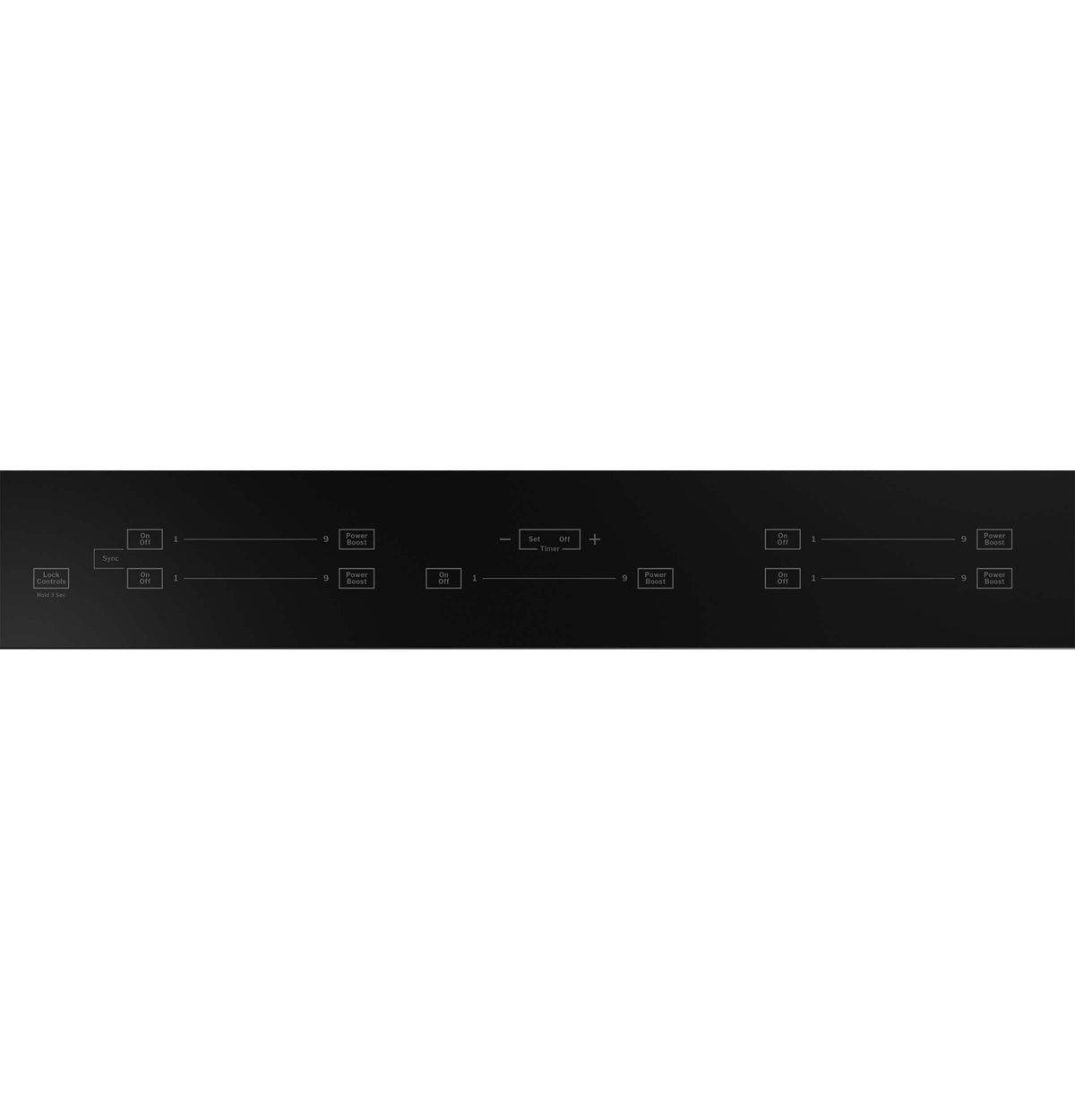 GE Profile - 36" Built-In Electric Induction Cooktop with 5 Elements, Slide Touch Controls, and Power Boost - Black