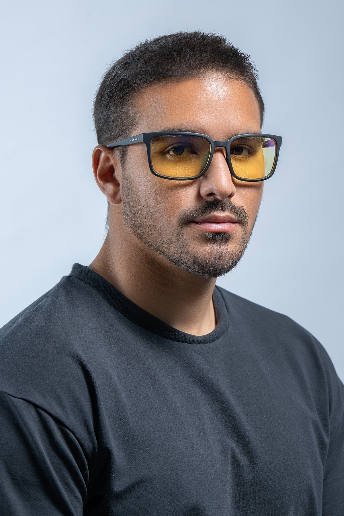GUNNAR - Mammoth Computer Glasses with Blue Light Reduction, Amber Lenses - Onyx