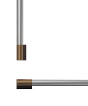 Fisher & Paykel - Pro Round Flush Handle Kit for Integrated Refrigerator Freezer, 30" - Dark Copper