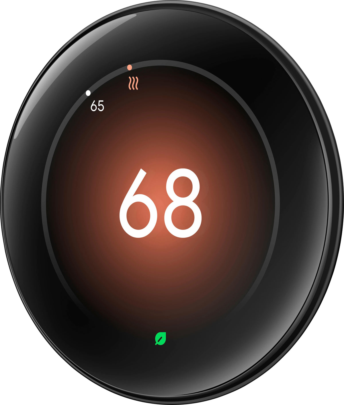 Google - Nest Learning Thermostat (4th gen) with Nest Temperature Sensor (2nd gen) - Polished Obsidian