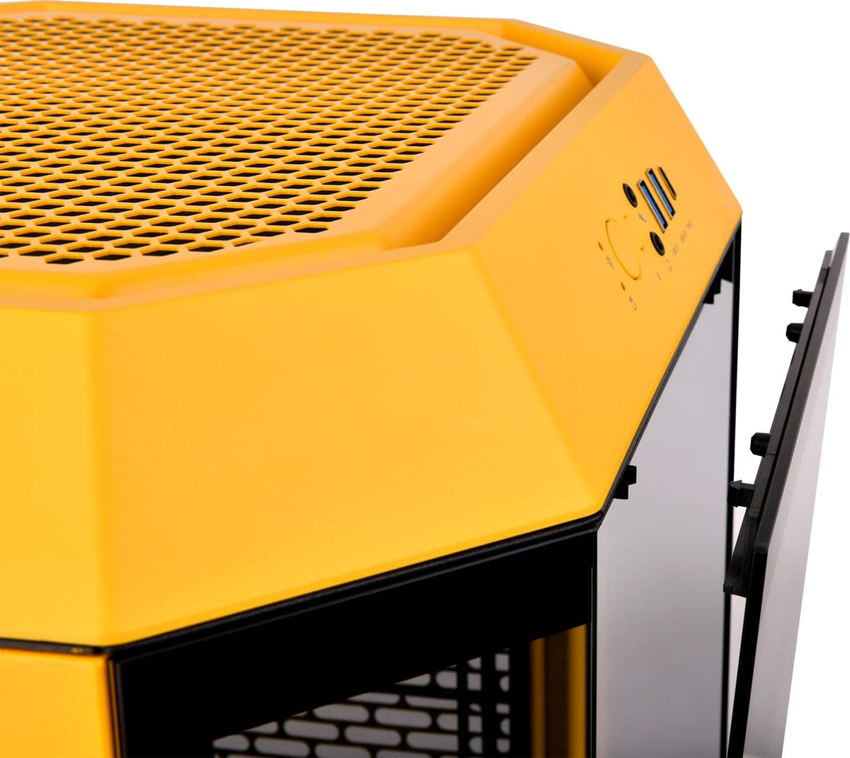 Thermaltake - The Tower 300 Micro ATX PC Case - Bumblebee Yellow
