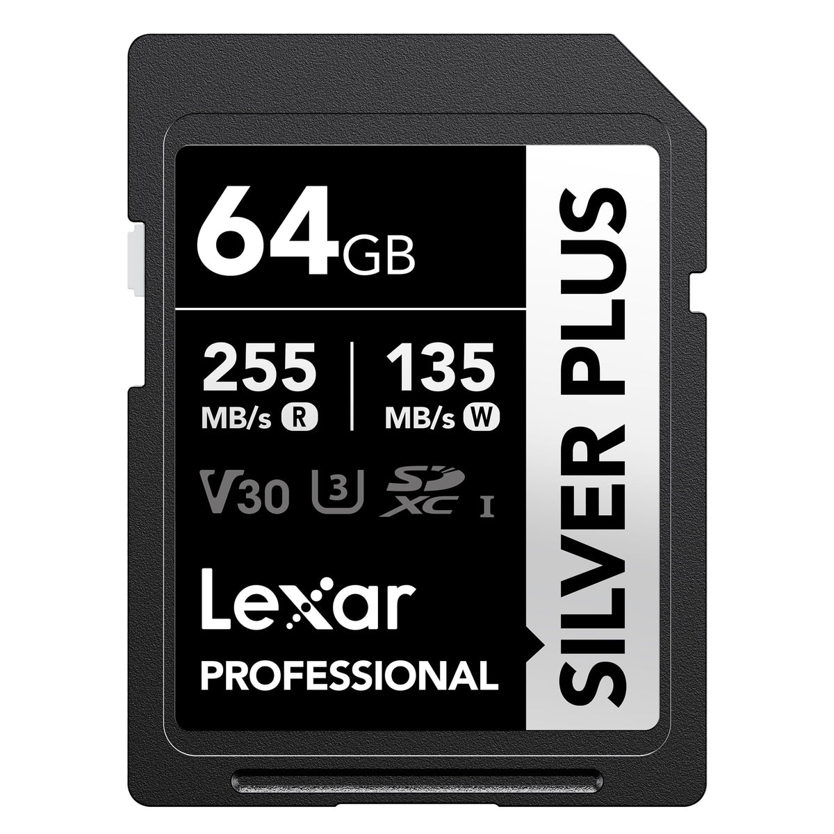 Lexar - Professional SILVER PLUS SDXC, V30 64 GB