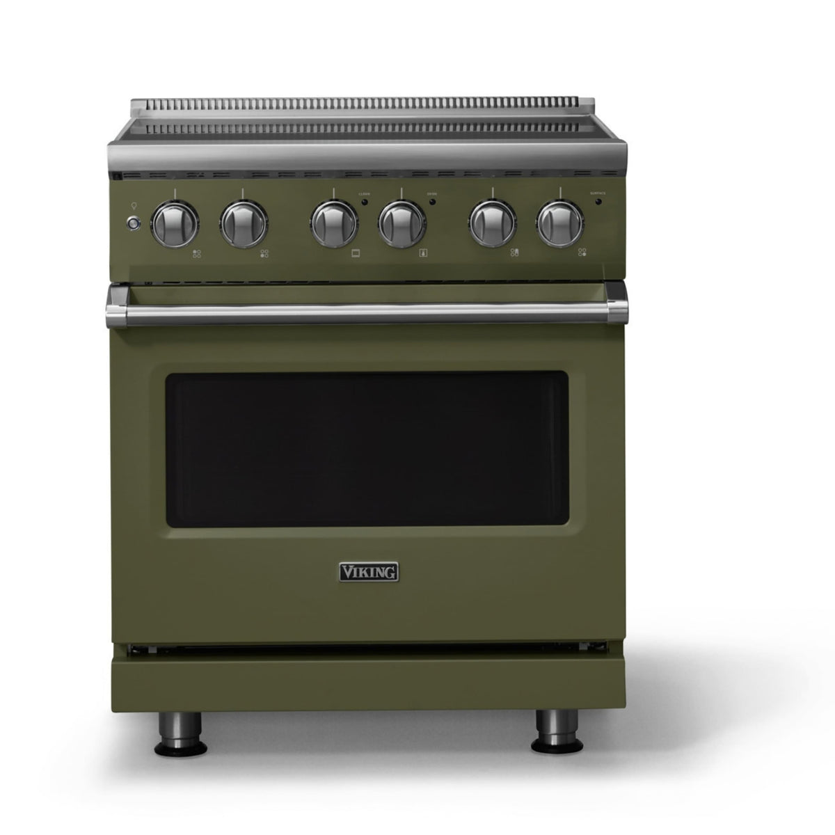 Viking - 30"W. Pro5S 4.7 Cu. Ft. Freestanding 4 Element Electric Convection Range - Martini