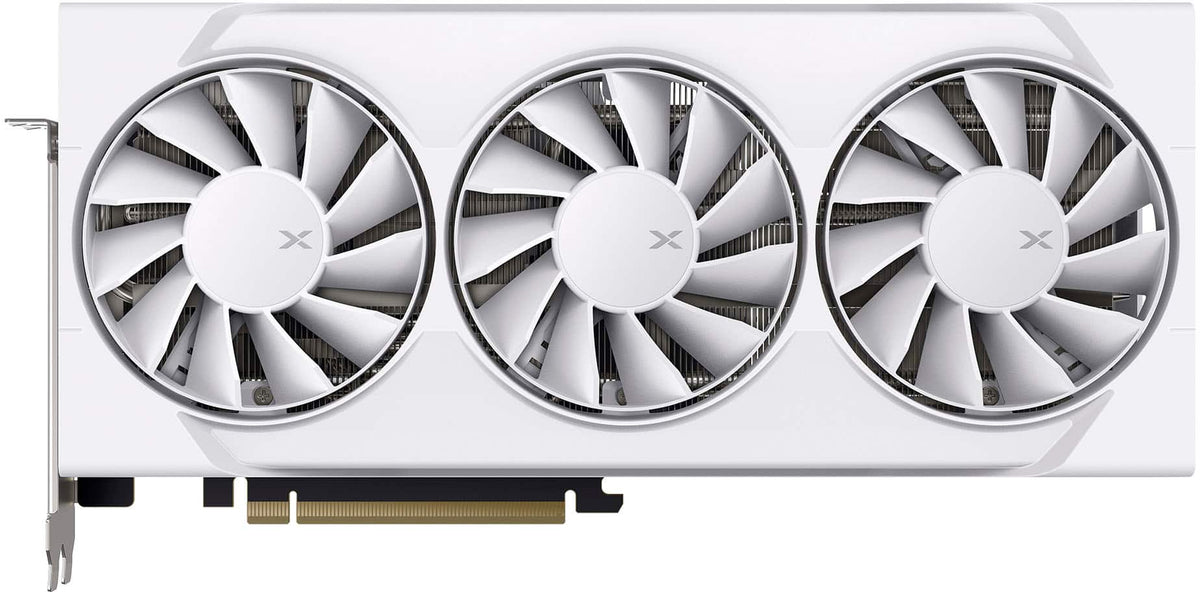 XFX - Swift AMD Radeon RX 9060XT 16GB GDDR6 PCI Express 5.0 Gaming Graphics Card - White