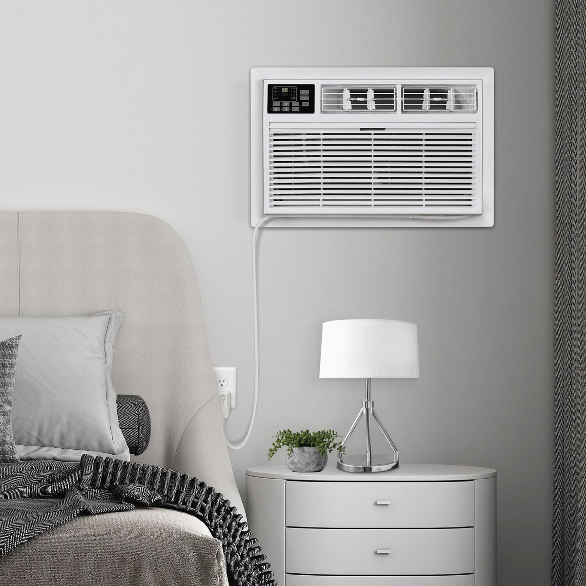 Whirlpool - 10,000 BTU Through the Wall Air Conditioner - White