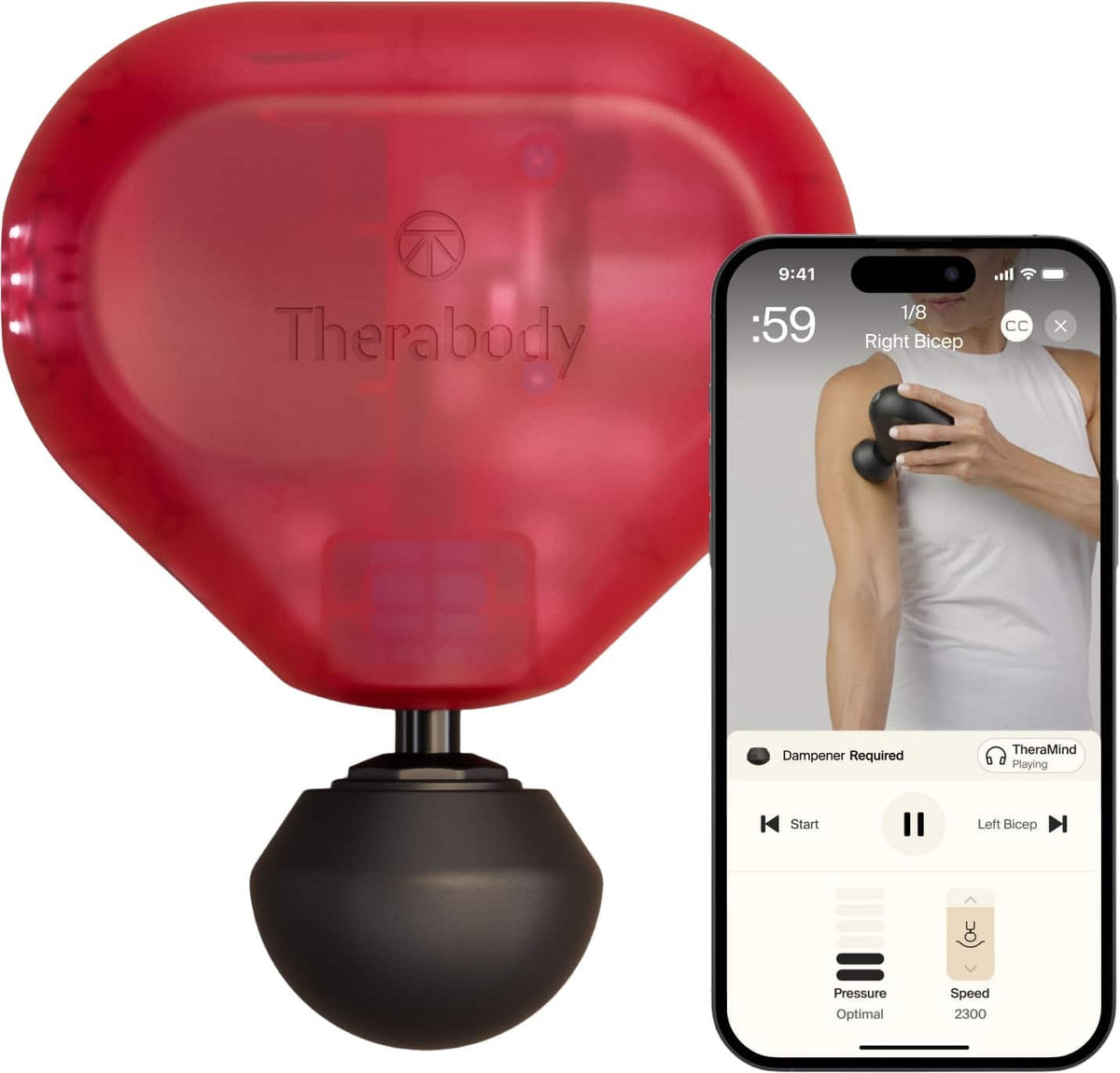 Therabody - Theragun Mini - Limited Edition Y2K Collection - Strawberry Splash