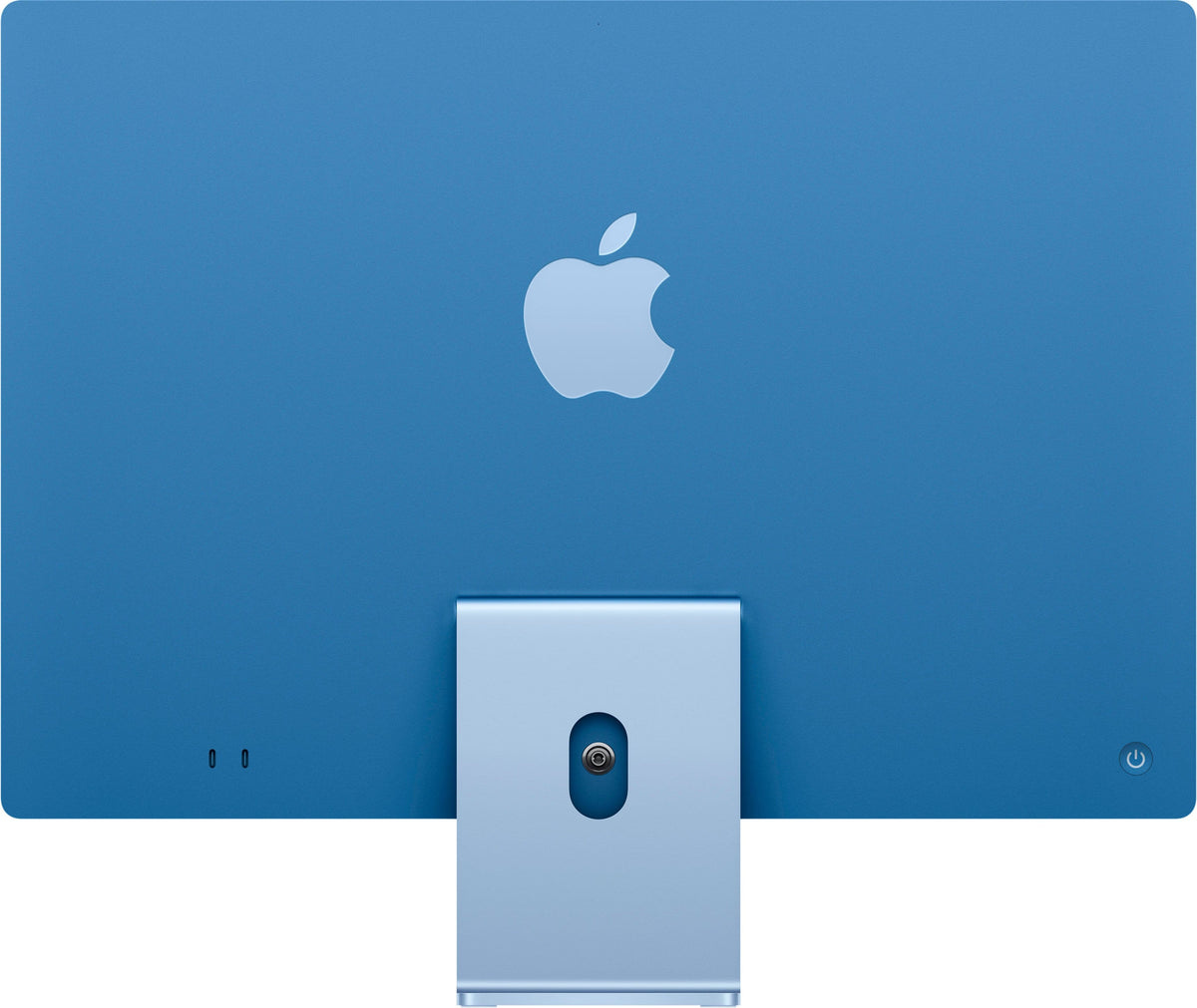 Apple - iMac 24-inch All-in-One - M4 chip - Built for Apple Intelligence - 8 Core CPU - 8 Core GPU - 16GB Memory - 256GB SSD - Blue