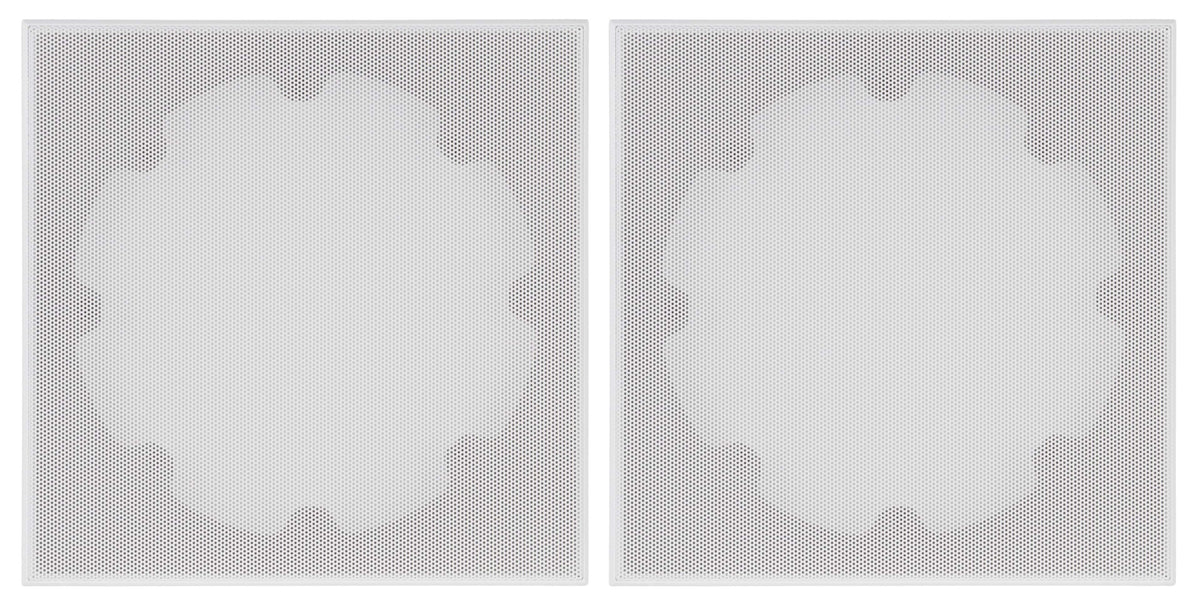 Sonance - XPC-6SQ-T - Visual Experience Extreme 6" Medium Micro-Trim Square Adapter with Grille (2-Pack) - Paintable White