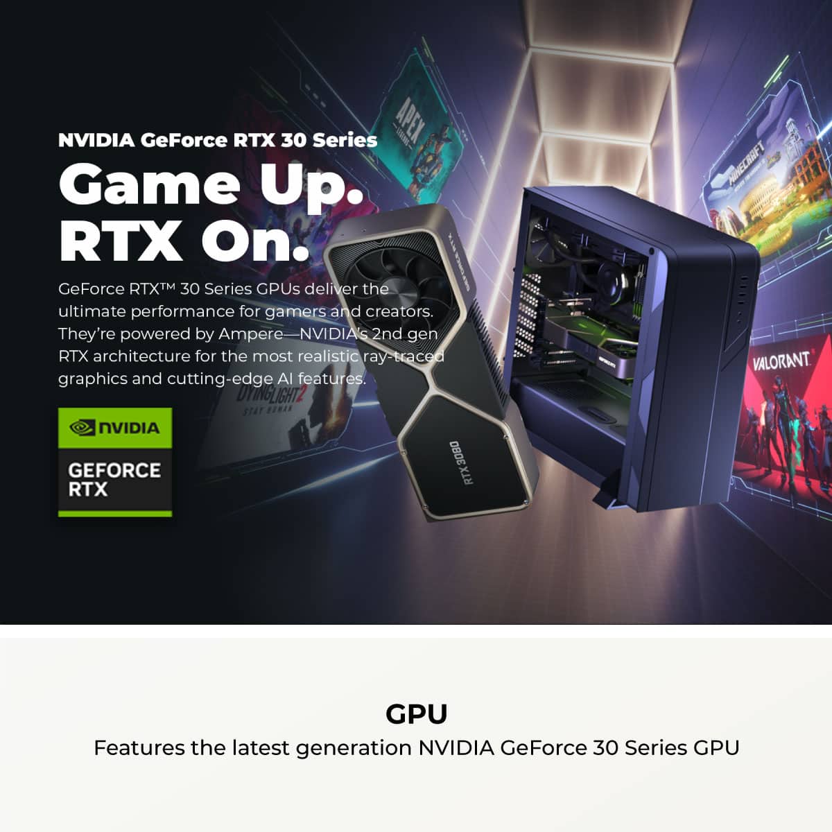CyberPowerPC - Gaming Desktop - AMD Ryzen 5 8400F - NVIDIA GeForce RTX 3050 6GB - 16GB DDR5 - 1TB PCIe 4.0 SSD Storage - Black