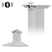 ZLINE - 48 inches - Externally Vented - Island Range Hood - Stainless Steel