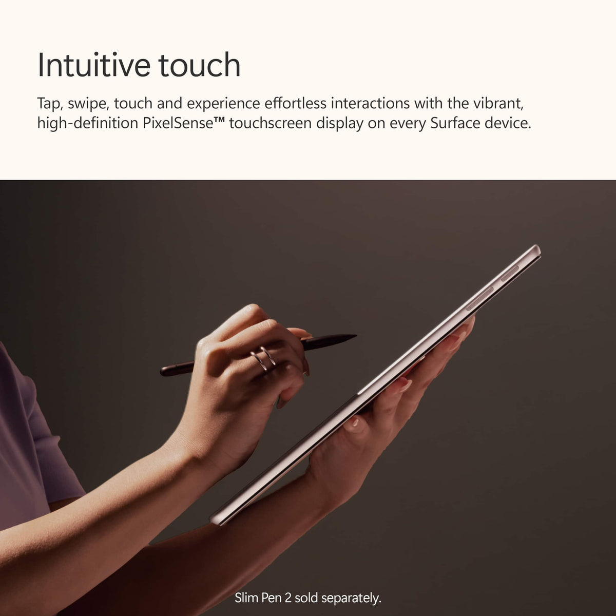 Microsoft - Geek Squad Certified Refurbished Surface Pro - Copilot+ PC - 13” - Snapdragon X Plus 10 Core - 16GB Memory - 512GB SSD - Platinum