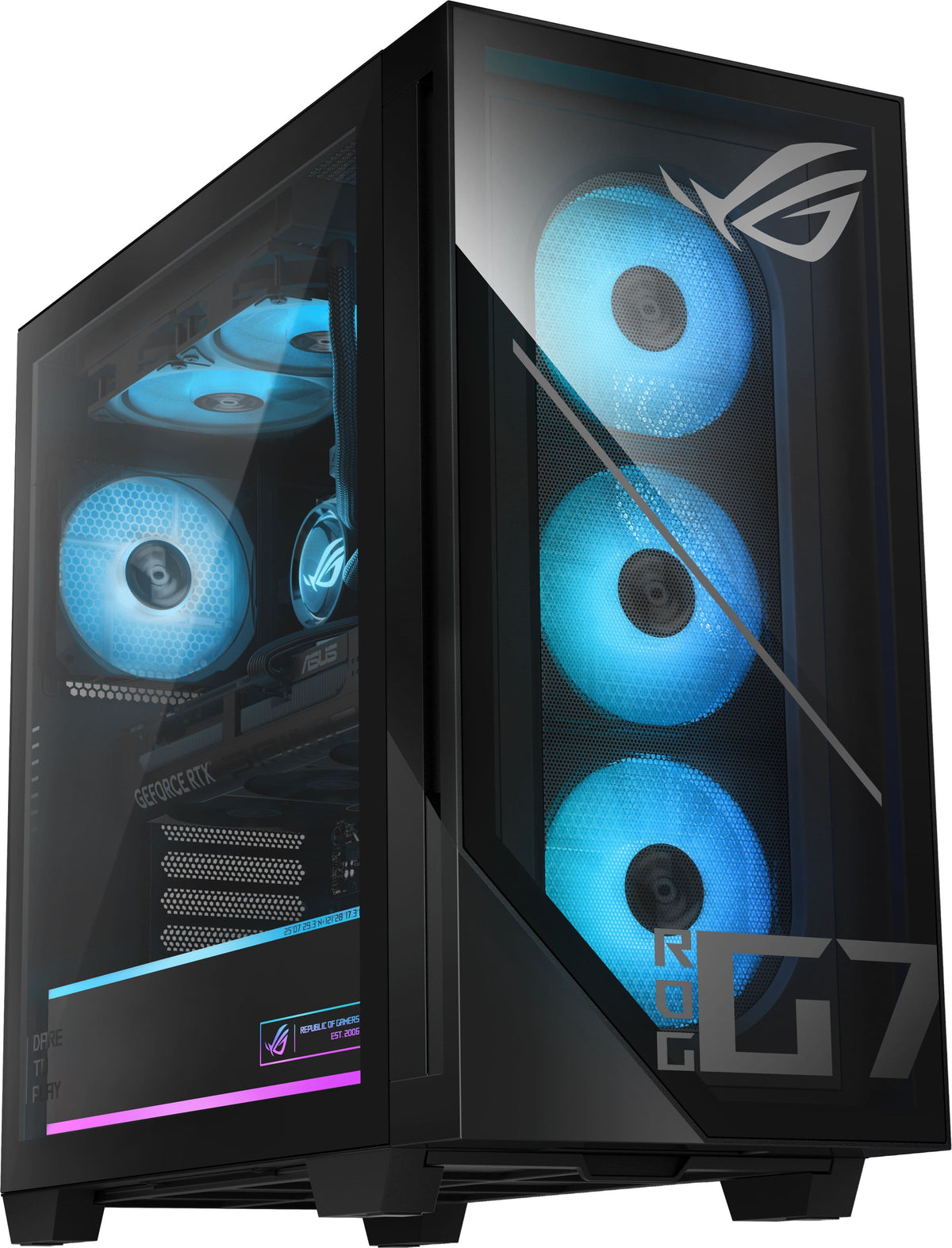 ASUS - ROG G700 Gaming Desktop - Intel Core Ultra 7 270K (2026) - 32GB Memory - NVIDIA GeForce RTX 5080 - 2TB Storage - Black