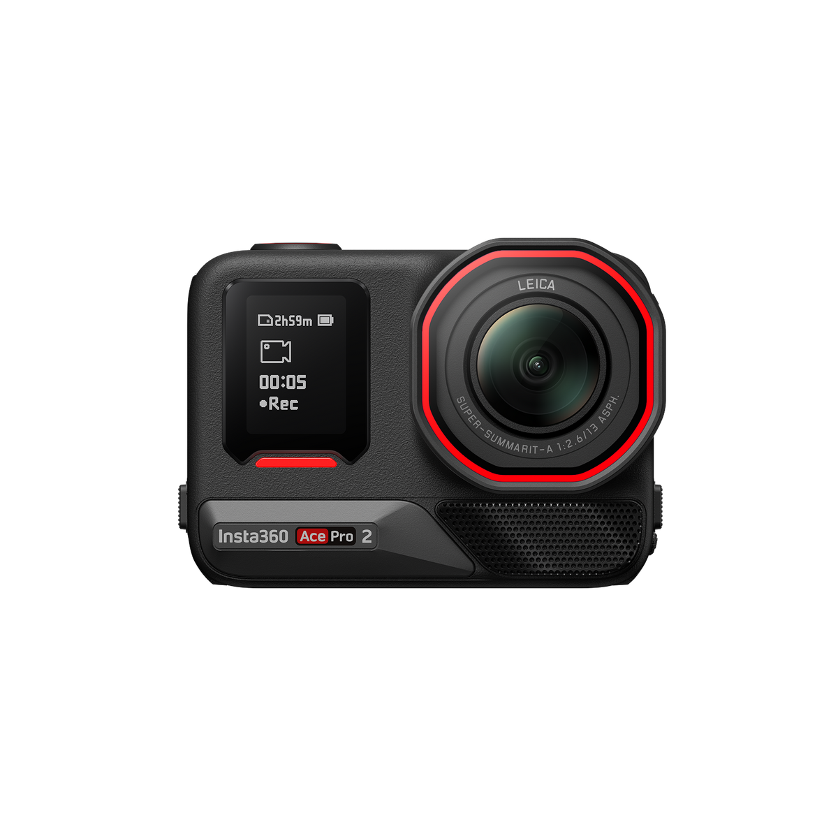 Insta360 - Ace Pro2 Action Camera Flash Print Bundle - Black