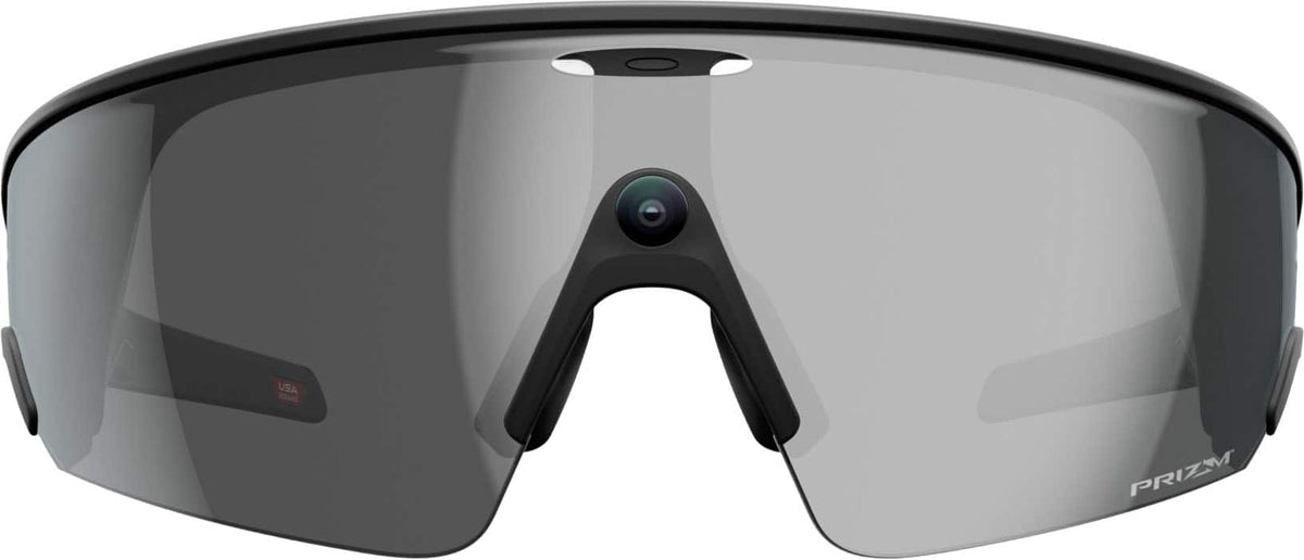 Oakley Meta - Vanguard glasses with Meta AI, Audio, Photo, Video Compatibility - Prizm Lens - Black