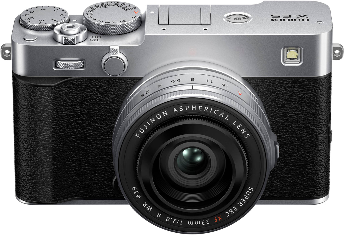 Fujifilm - X-E5 Body with XF23mmF2.8 Lens Kit - Silver
