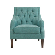 Button Tufted Accent Chair Vintage Style