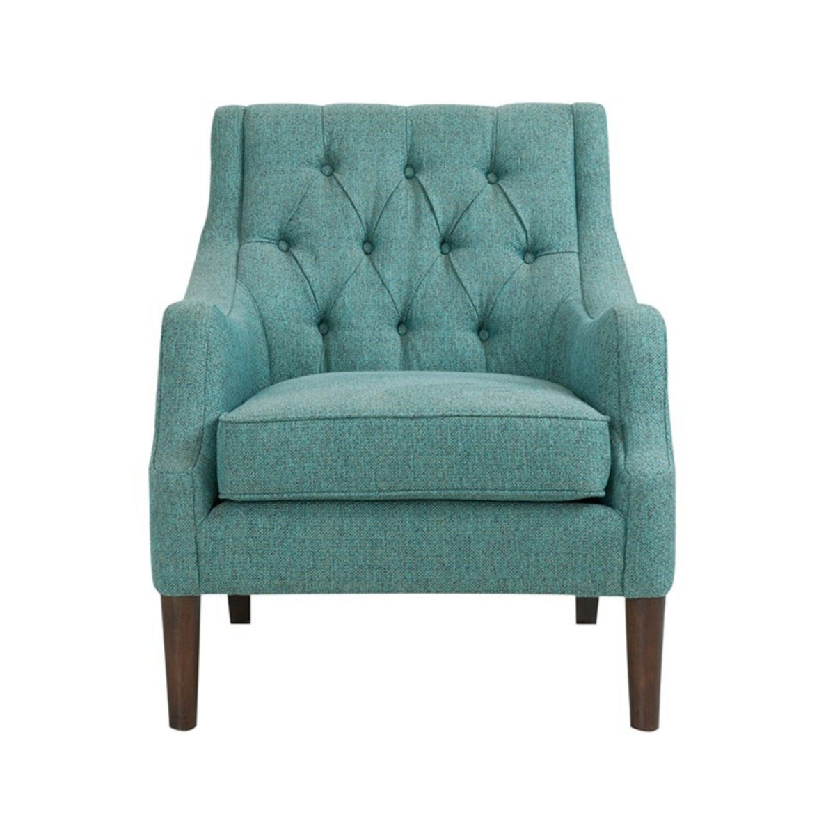 Button Tufted Accent Chair Vintage Style