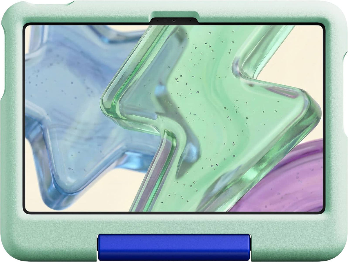 Amazon - Kids Tablet 11 Case for Ages 3-6 - Protective, with Built-In Handle and Stand - Cool Green