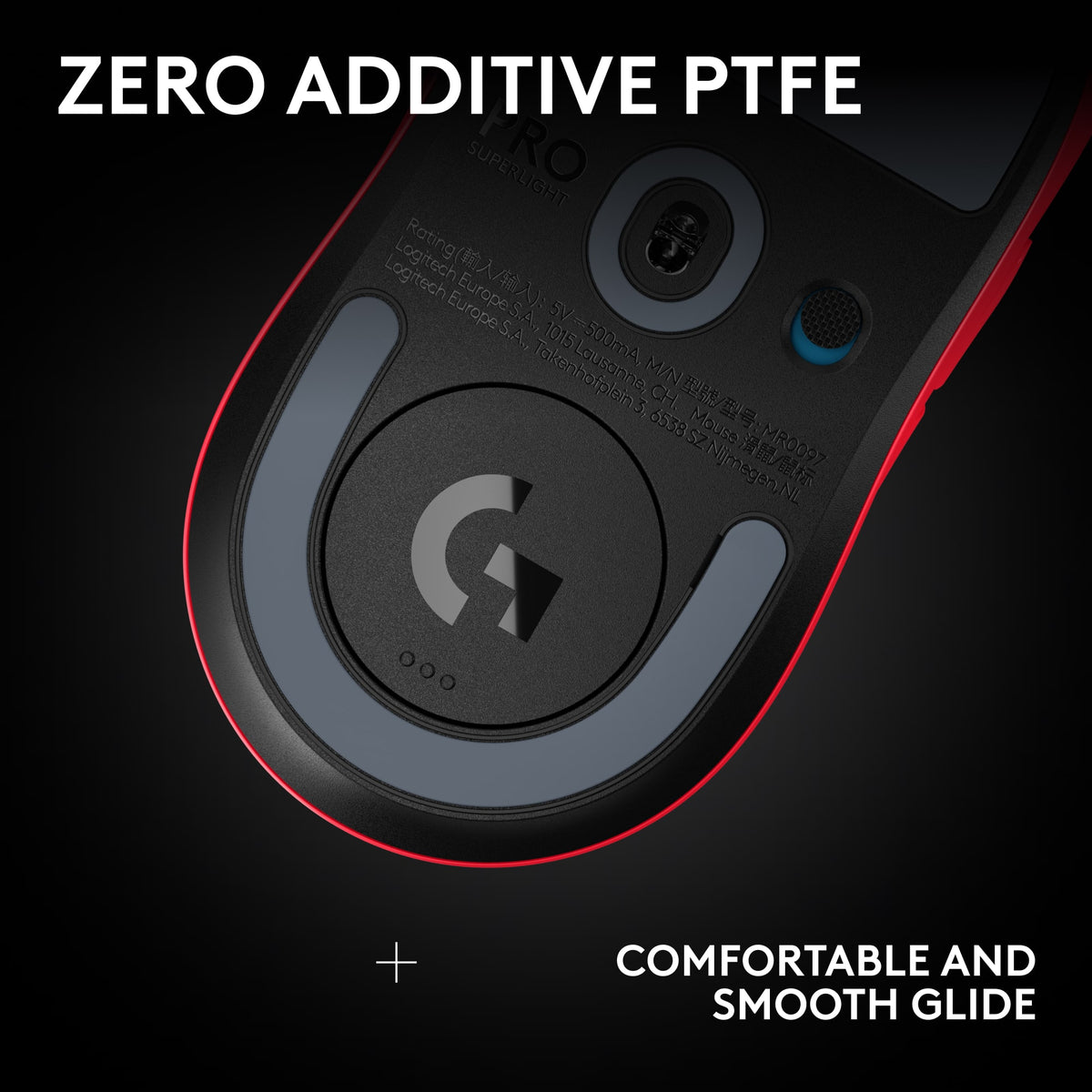Logitech - PRO X SUPERLIGHT 2 SE LIGHTSPEED Lightweight Wireless Gaming Mouse with Optical HERO 2 Sensor 44,000 DPI for PC - Wireless - Red