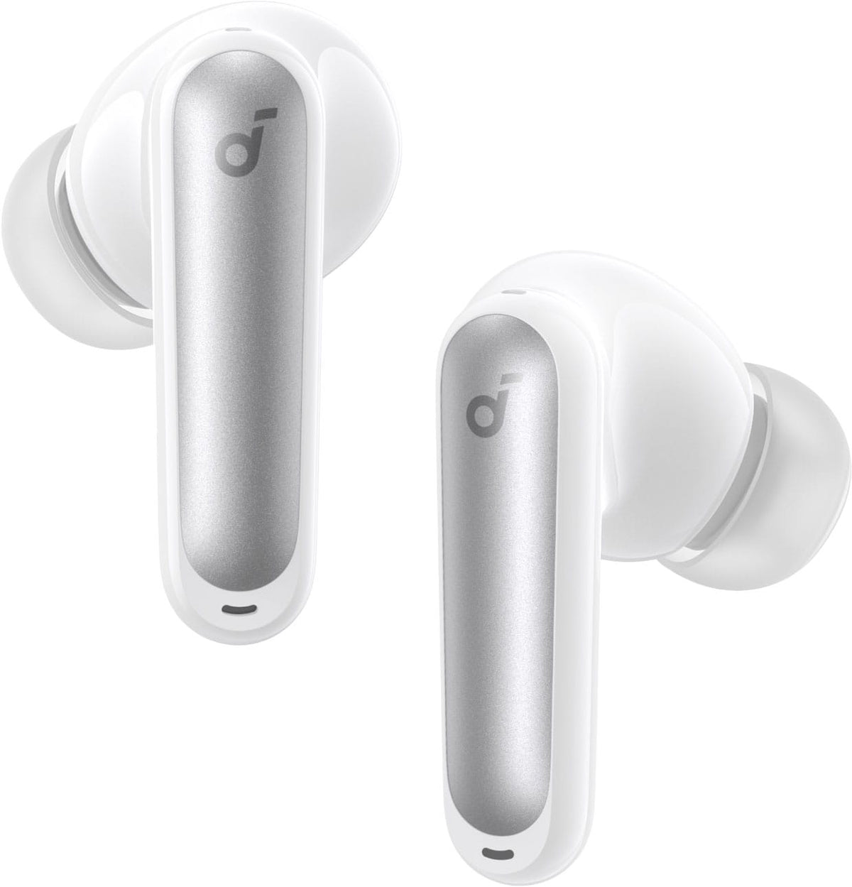 Soundcore - by Anker P41i Bluetooth Wireless In Ear Earbuds with Portable USB-C 3,000mAh Phone Charger (With Lightning Adapter) - White