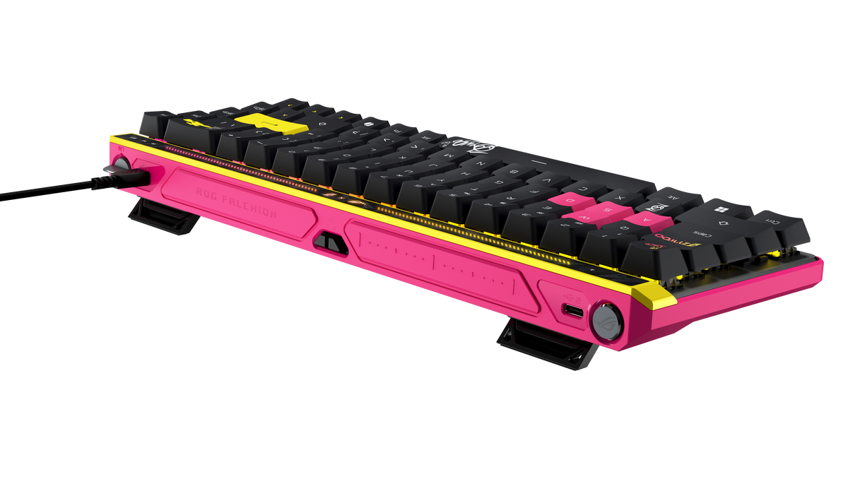 ASUS - ROG Falchion Ace 65% Wired Gaming Keyboard with ROG HFX Magnetic Switches and Rapid Trigger Toggle - ZywOo Edition