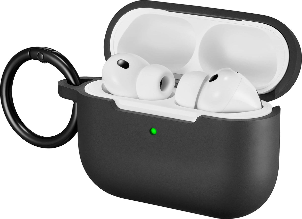 Insignia™ - Silicone Case for Apple AirPods Pro 3 - Black