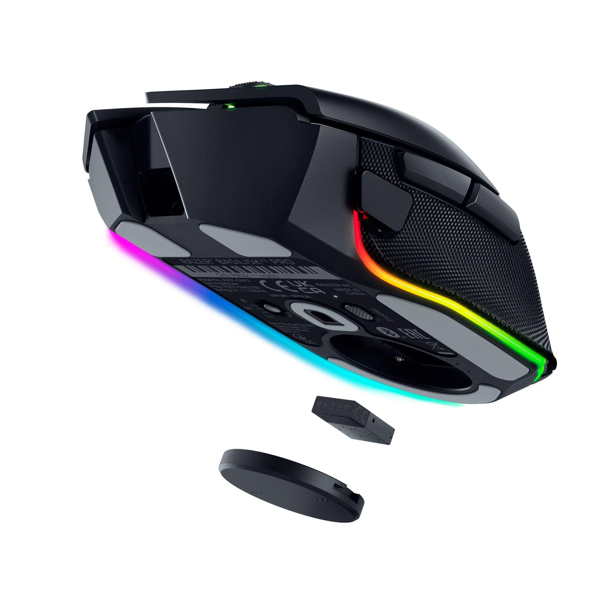 Razer - Basilisk V3 Pro Optical Gaming Mouse with HyperScroll Tilt Wheel - Wireless - Black