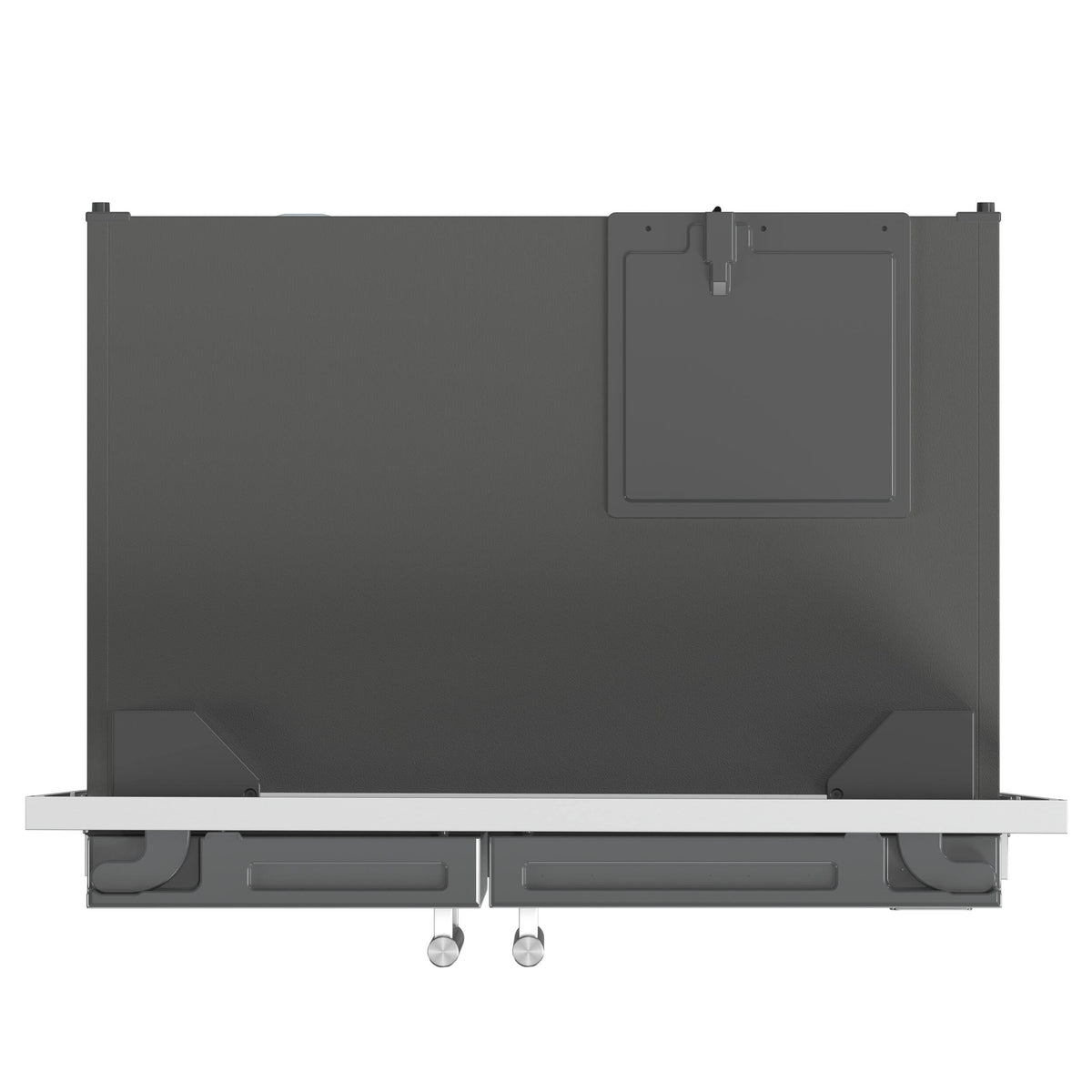Forno Appliances - 36 in. Wide Salerno 20 Cu. Ft. Side-by-Side Refrigerator with Extendable Decorative Trim Grill - Stainless Steel