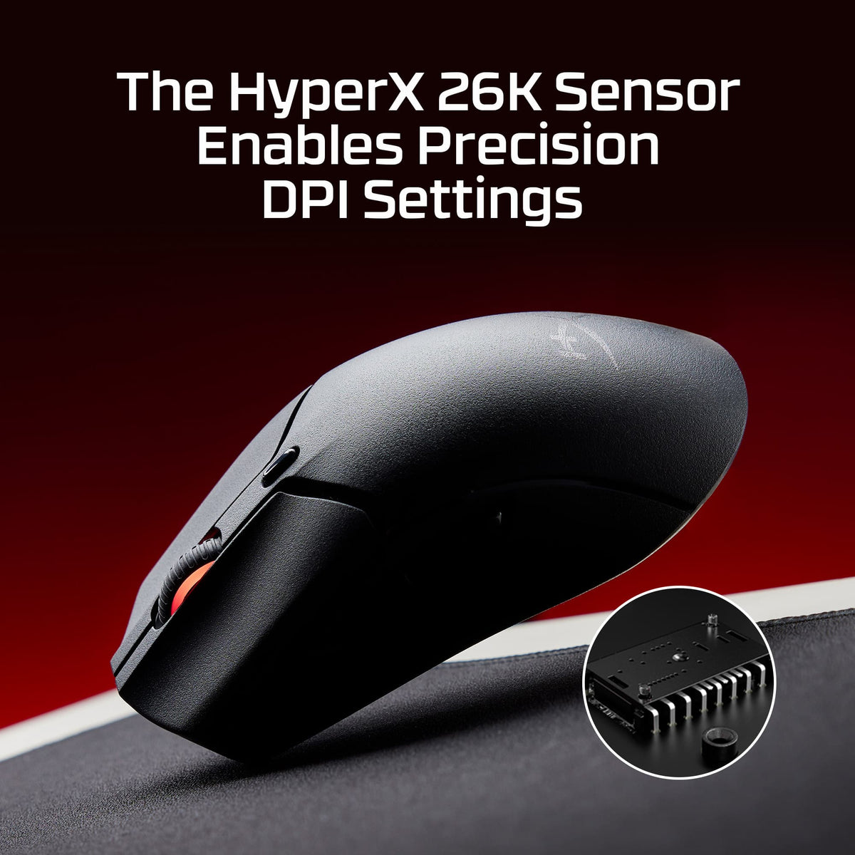 HyperX - Pulsefire Haste 2 Core Lightweight Wireless Optical Gaming Mouse - Wireless - Black