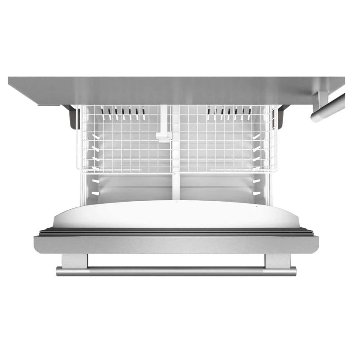 KitchenAid - 22 Cu. Ft. 33-Inch Standard-Depth Bottom Mount Refrigerator with Left Door Swing - Stainless Steel