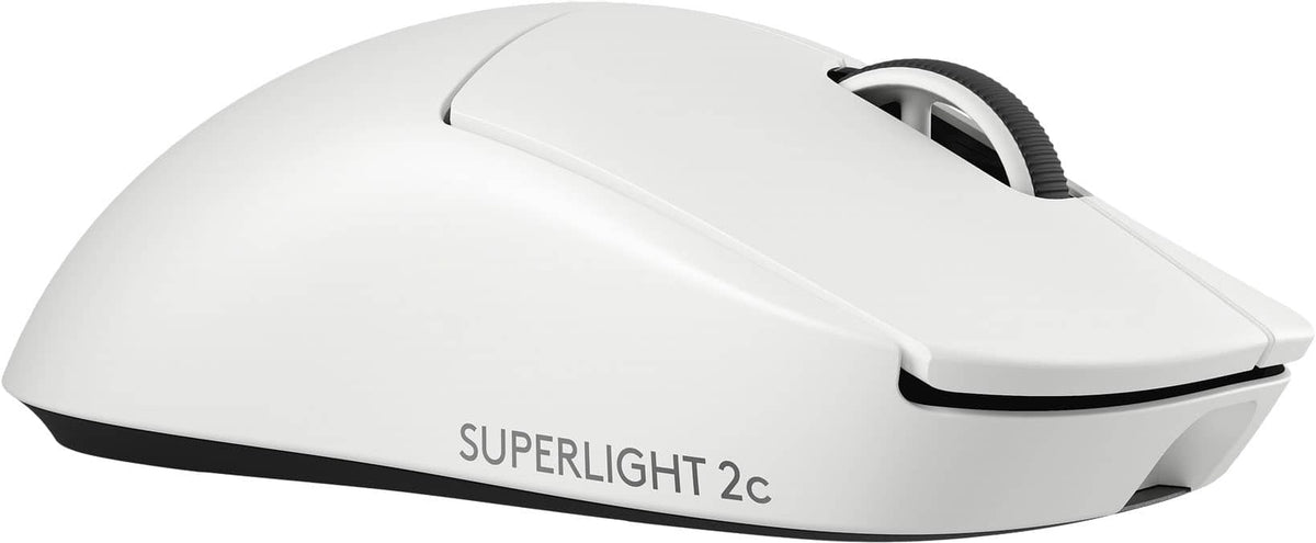 Logitech - PRO X SUPERLIGHT 2c LIGHTSPEED Lightweight Compact Wireless Optical HERO 2 Sensor 44 000 DPI Gaming Mouse for PC - Wireless - White