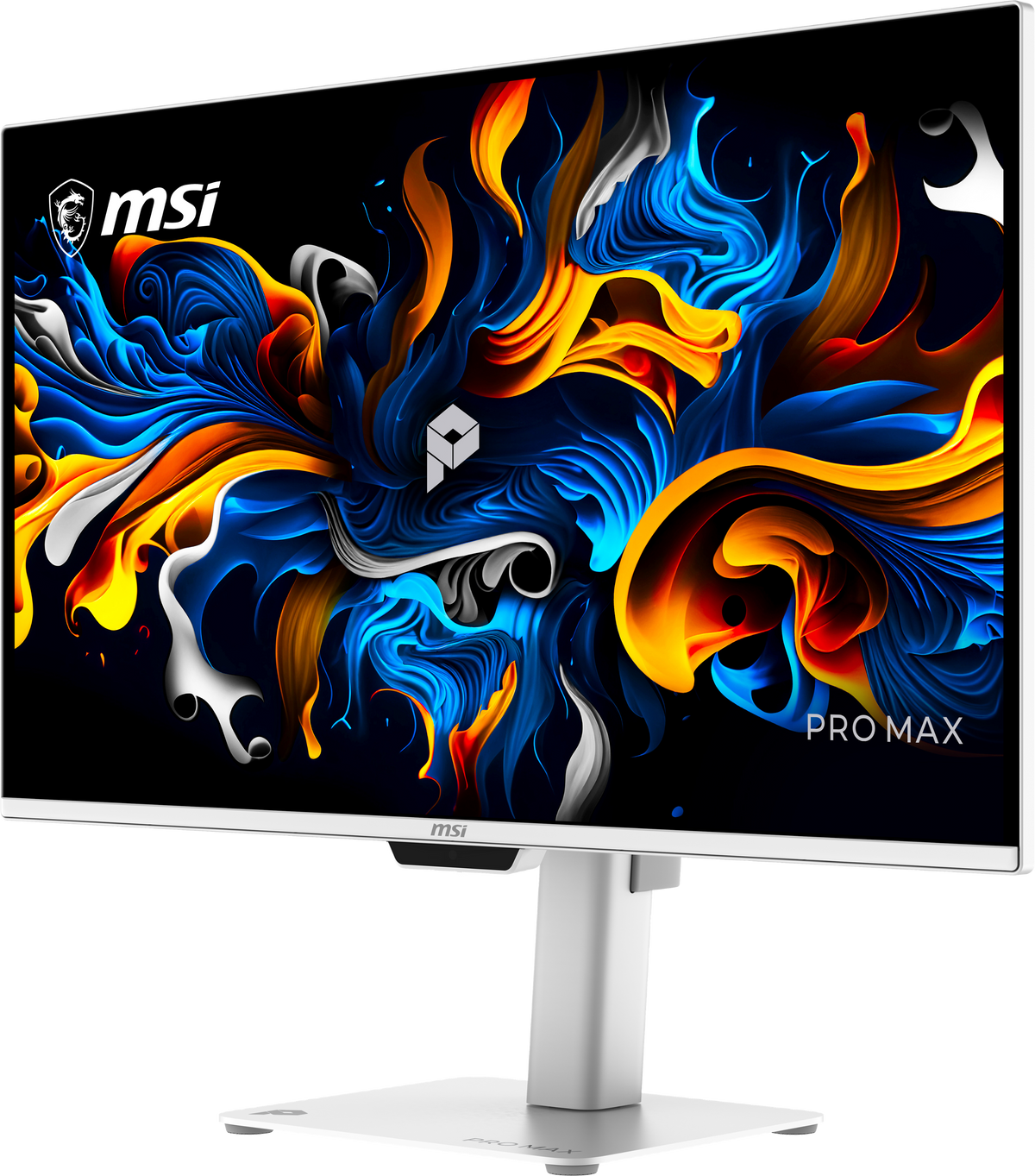 MSI - PRO MAX 271UPXW12G 27" UHD 120Hz 0.03ms QD-OLED FreeSync Premium Pro True Black 400 Pro Monitor (DisplayPort, HDMI) - Matte White