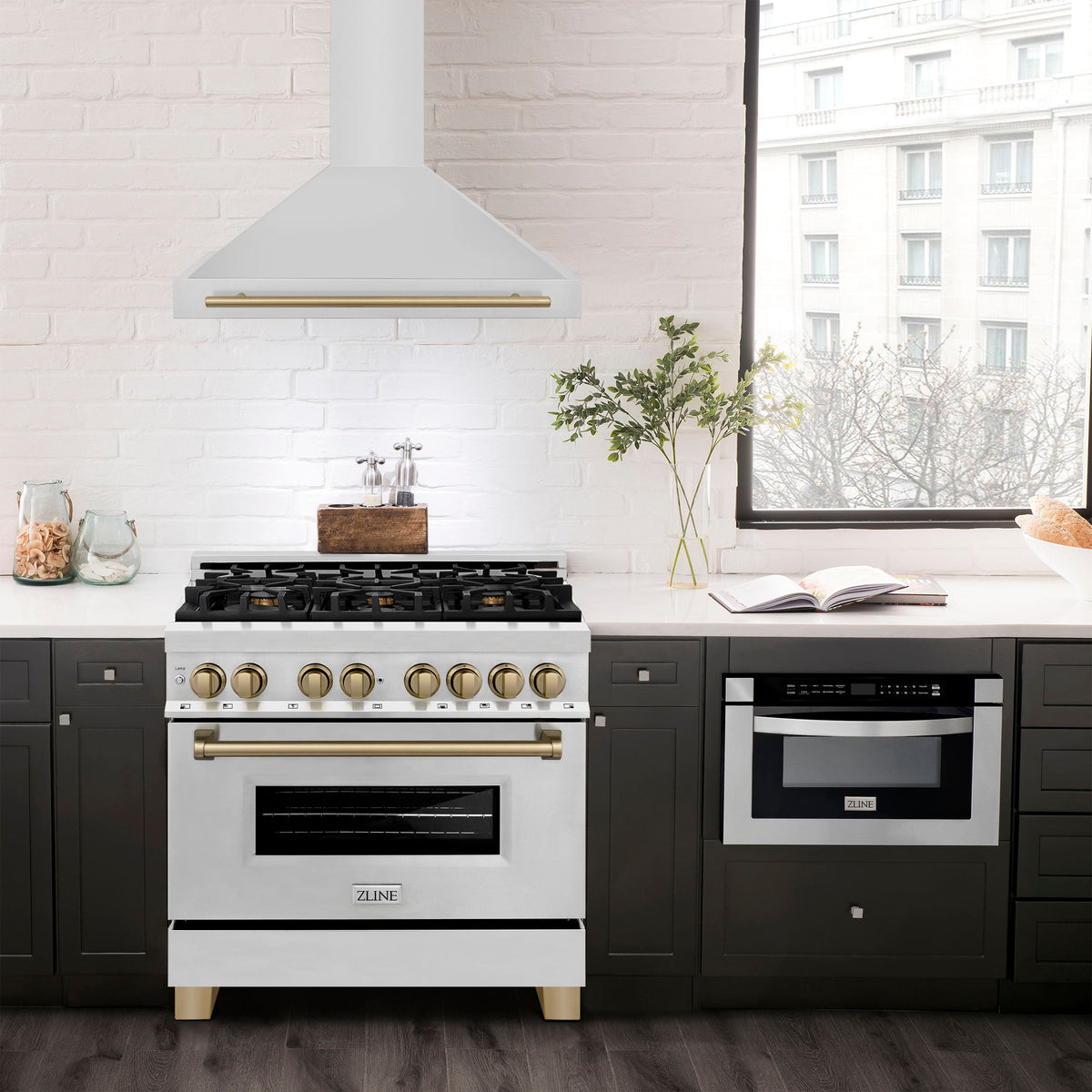 ZLINE Autograph Edition - 36 inches - Externally Vented - Wall Range Hood - Stainless Steel