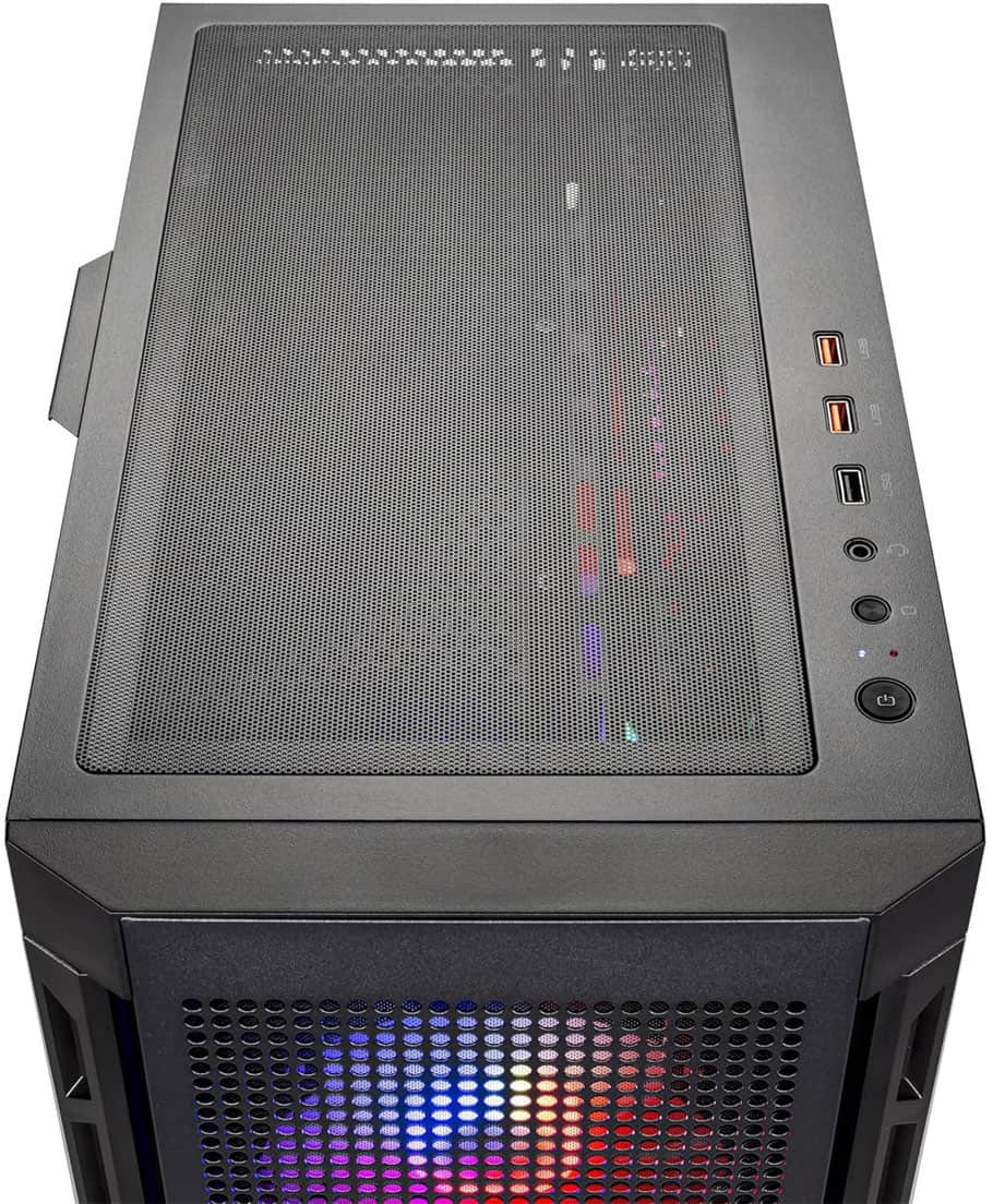 Skytech Gaming - BLAZE4 MINI Gaming PC - AMD Ryzen 7 5700 (2024) - NVIDIA GeForce RTX 3050 (6GB) - 16GB DDR4 Memory - 500GB NVMe Storage - Black