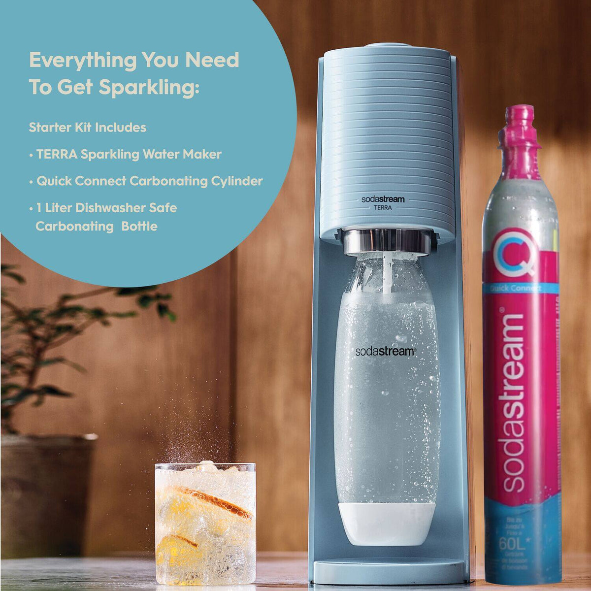 SodaStream - Terra Water Maker Kit - Blue