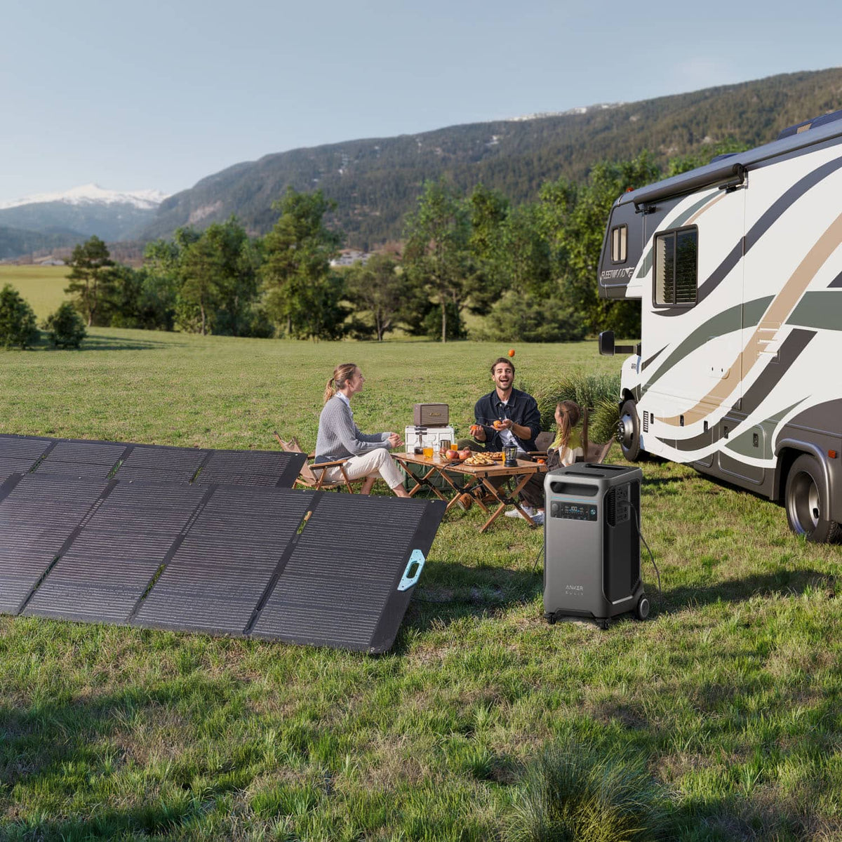 Anker - SOLIX PS400 Portable Solar Panel 400W - Black