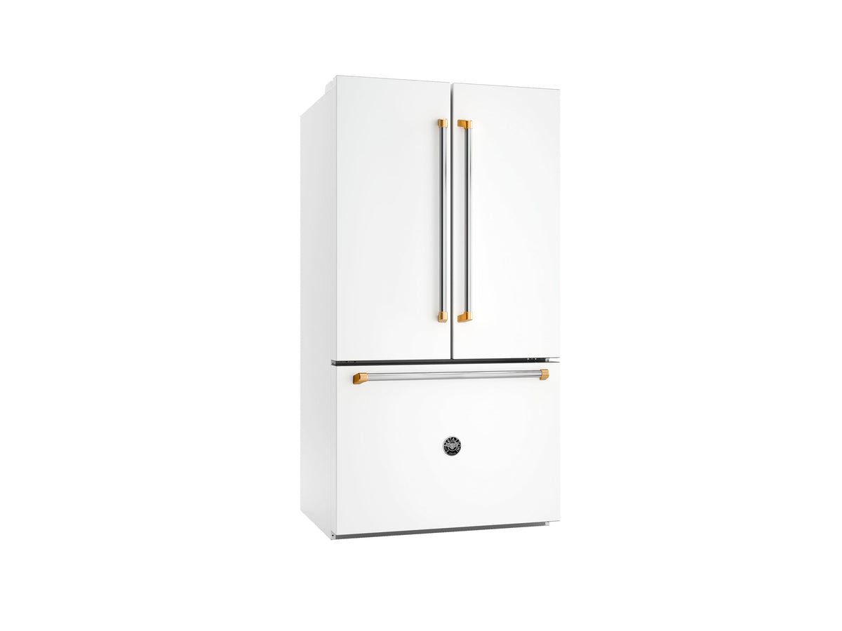 36" Bertazzoni Refrigerator - Bianco Matt - White
