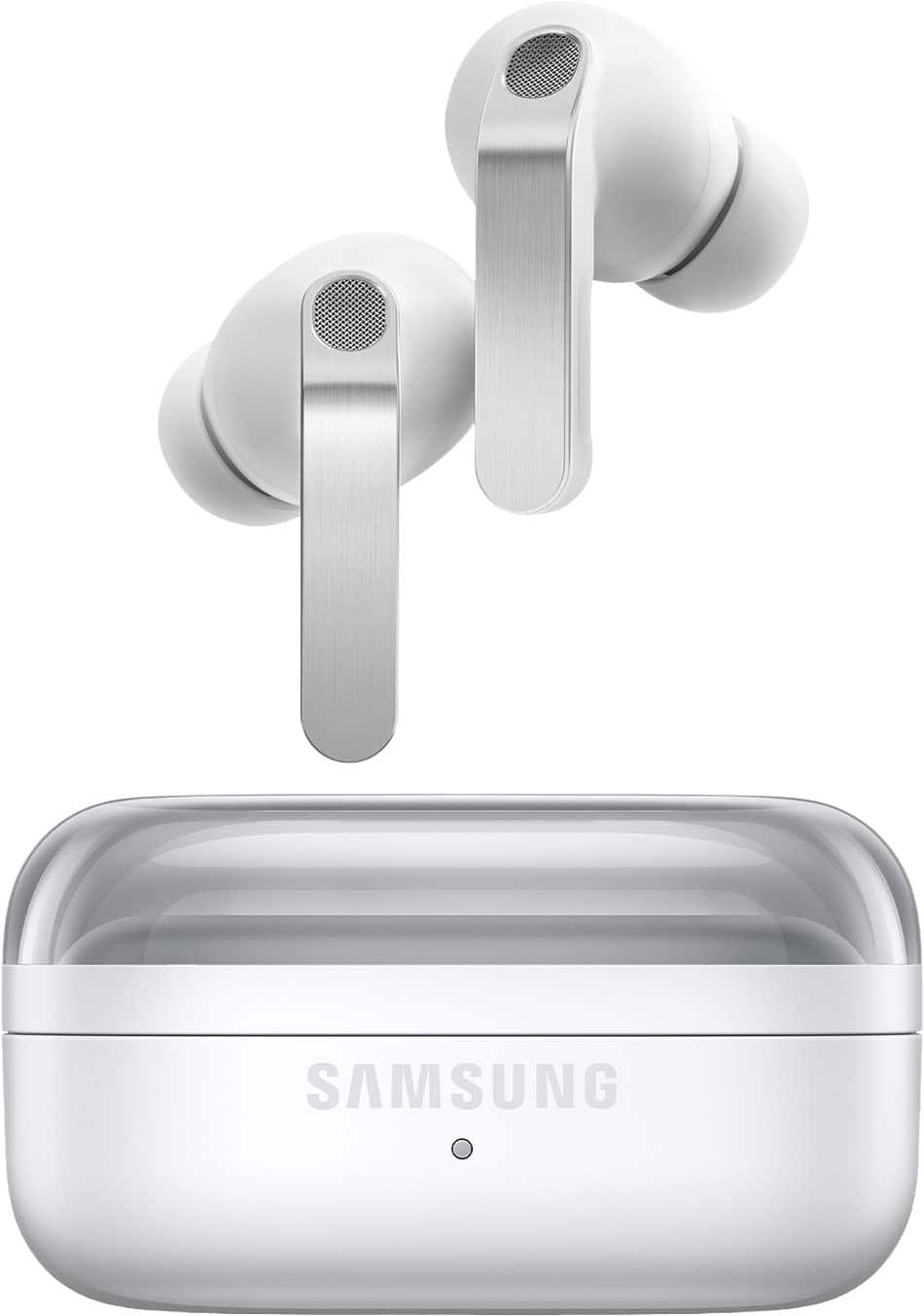 Samsung - Galaxy Buds4 Pro Wireless Earbud Headphones - White