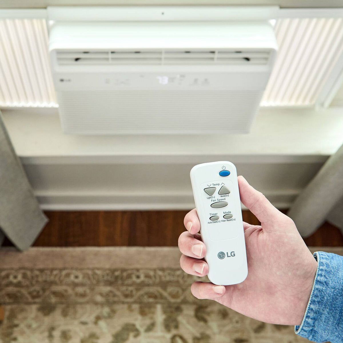 LG - 250 Sq. Ft. 6,000 BTU Window Air Conditioner - White