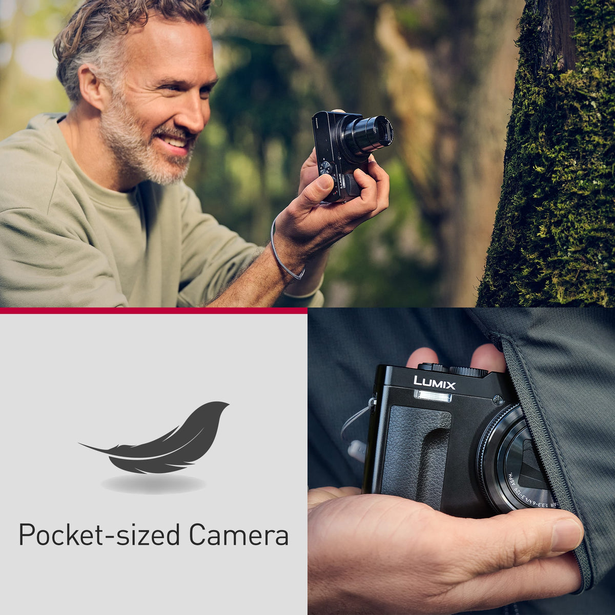 Panasonic - LUMIX ZS99 Point and Shoot Camera, Compact Camera for Travel with 30x Zoom with 24-720mm Zoom Lens, and 4K Video/Photo - Black